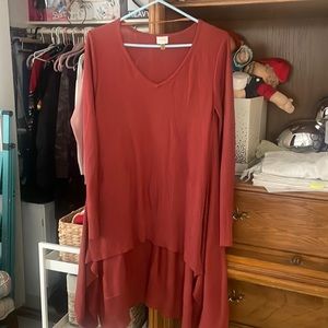 Cupio Tunic Sweater long sleeve sz M